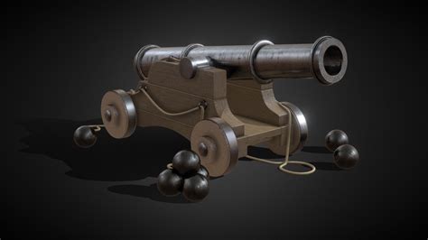 War Cannon 3d Model Buy Royalty Free 3D Model By Ryan King Art