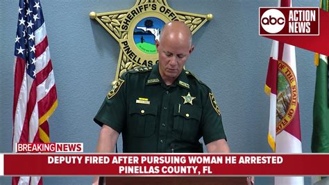 Pinellas County Sheriff Fires Deputy After Investigation Reveals He