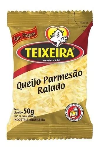 Queijo Parmesão Ralado Grosso Teixeira 50g MercadoLivre