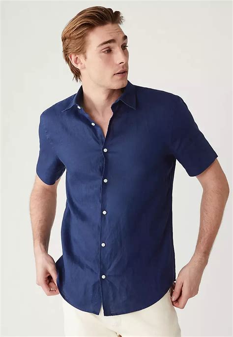 Jual Marks Spencer Easy Iron Pure Linen Shirt Original Zalora