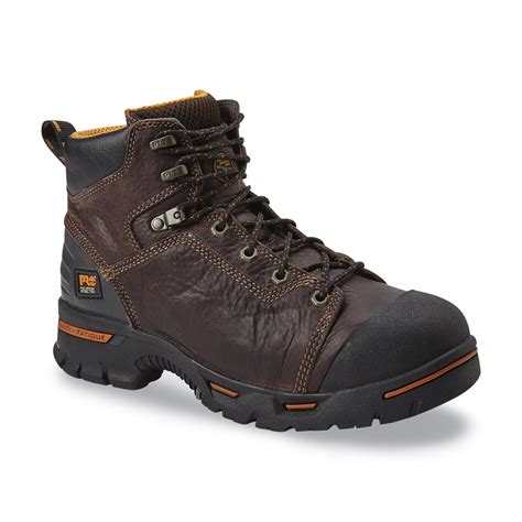 Timberland Pro Men S Endurance 6 Steel Toe Work Boot 52562 Wide Width Available Brown