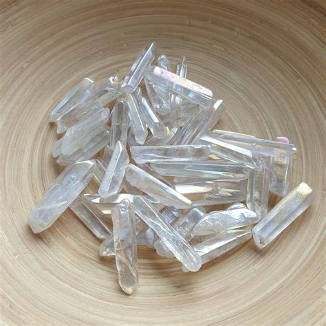 White Aura Quartz Crystal Points 100gm Justresin