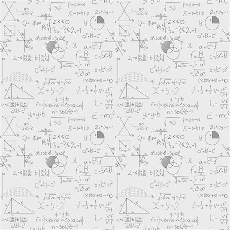 Hand Drawn Math Formula And Chemistry Formula Mathematics Background