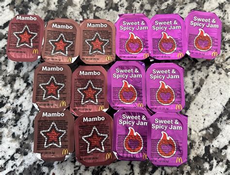 McDonalds Mambo Sauce Sweet Spicy Jam Limited McDonalds McD Sauces