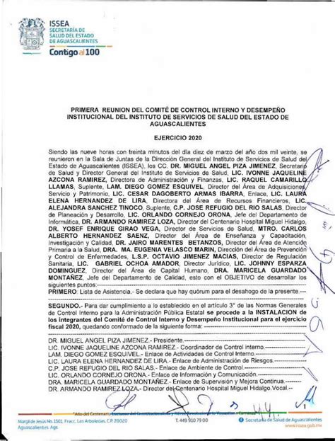 Pdf Acta De Ratificacion Issea Gob Mx Dokumen Tips