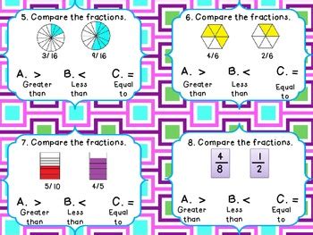 Fractions Task Cards Bundle By Tucker S Mama TPT