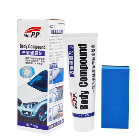 1set 80g Big Car Styling Wax Scratch Repair Kits Auto Body Compound Mc311 Paint Cleaner Polishes