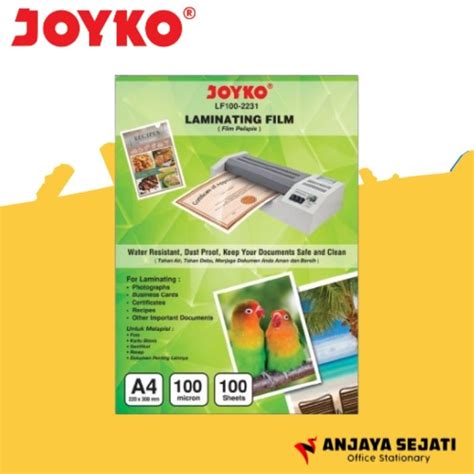 Jual Kertas Laminating A Joyko Perpack Shopee Indonesia