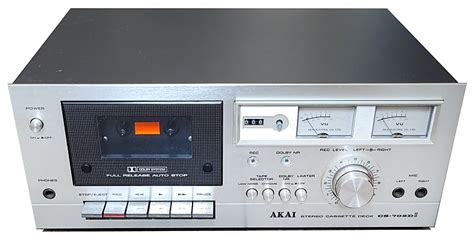 Vintage Akai CS 702D II Stereo Cassette Deck Reverb