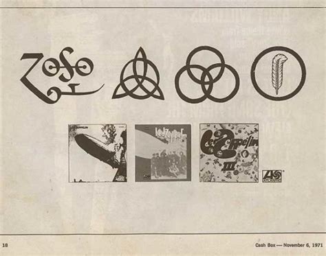 Led Zeppelin Symbols Meanings