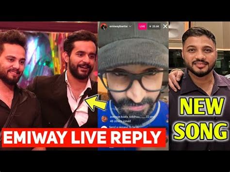 Emiway Live Talking About His Upcoming Track Reply On Bigg Boss