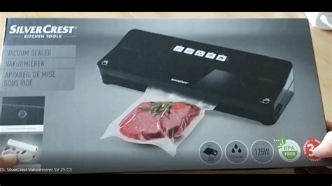 LIDL SILVERCREST Vakuumierer Folienschweißgerät vacuum sealer SV 25