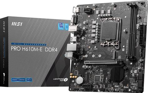 Msi H M Pro Vdh Plus Motherboard Micro Atx Supports Intel Core