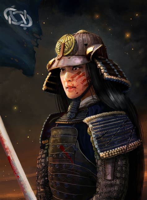 Tomoe Michel Voogt Female Samurai Warrior Woman Character Portraits