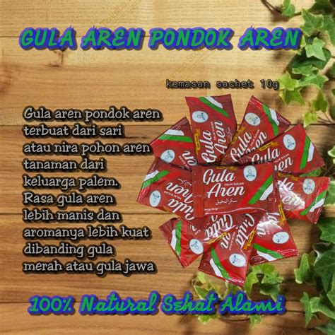 Jual Gula Aren Sachet Stick Asli Gula Aren Bubuk Gula Semut Aren