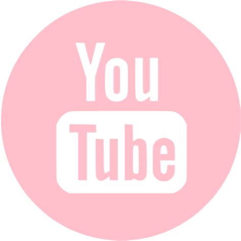 Aesthetic Youtube Pink Icon