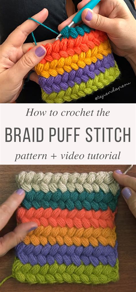 Learn The Braided Puff Stitch Crochet Pattern Artofit