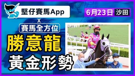 【堅仔 X 賽馬全方位】6月23日 勝意龍 黃金形勢｜賽馬貼士 ｜賽馬賠率｜沙田賽事 Youtube