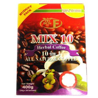 Mix 10 Herbal Coffee 400g Sachets Box of 20 | Lazada PH