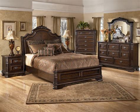 A Bedroom Scene With Focus On The Bed And Dresser