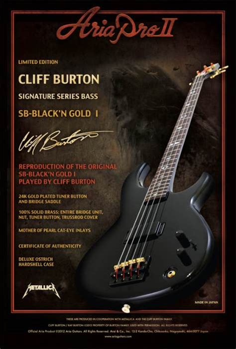 Cliff Burton Signature Bass