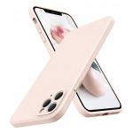 Capa Silicone Líquido 3D iPhone 13 Pro Max Rosa Kuantokusta