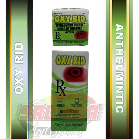 OXYRID EYE DEWORMER DROPS Anthelmintic Anti Parasitic Tetrahydro Phenyl