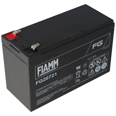 Fiamm FG20721 Akku 12 Volt 7 2Ah Mit 4 8mm Steckkontakte 12 Volt