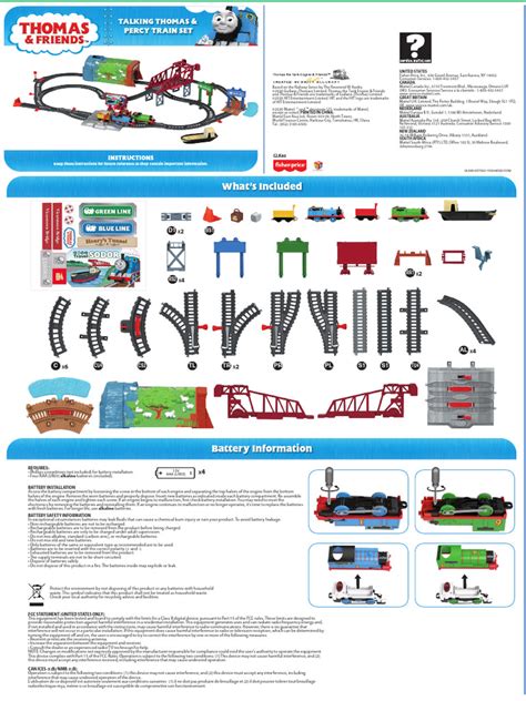 Thomas Train Set Instructions | PDF | The Railway Series