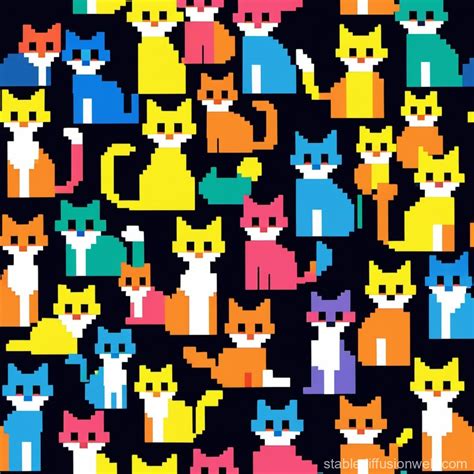 Disco Themed Cats | Stable Diffusion Online