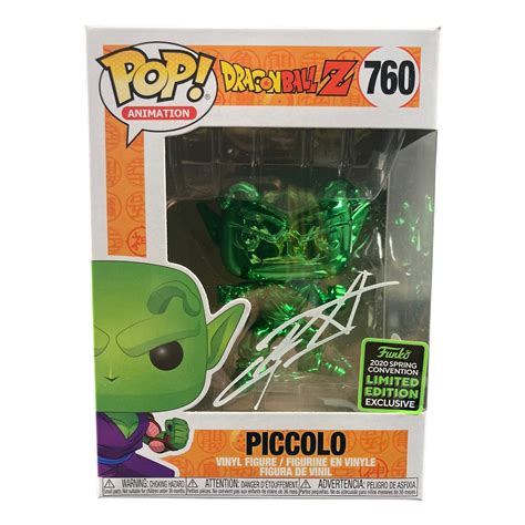 Christopher Sabat Signed Funko POP DragonBall Z Piccolo Autographed JS ...