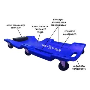 Carrinho Esteira Mec Nico At Kg Encosto Estofado Sigma Tools