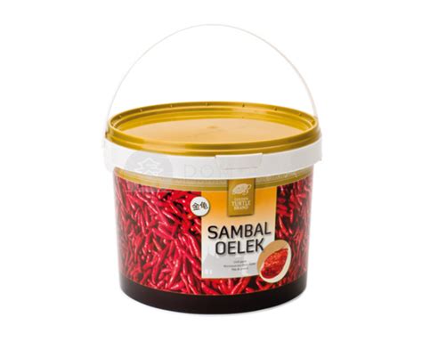 Ostry Sos SAMBAL OELEK GOLDEN TURTLE 10kg Ot Xo SAMBAL OELEK GOLDEN