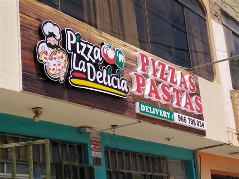 PIZZERÍAS Letreros Perú