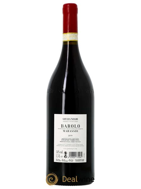 Acheter Barolo DOCG Giulia Negri Marassio 2019 Lot 58262