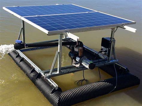 Unique Floating Solar Pump Dowdens Pumping Water Treatment