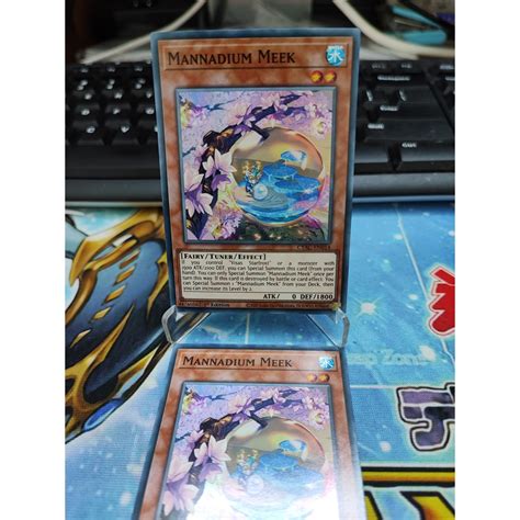 Yugioh Funny Shop 1 lá thẻ bài Mannadium Meek CYAC EN014 Super