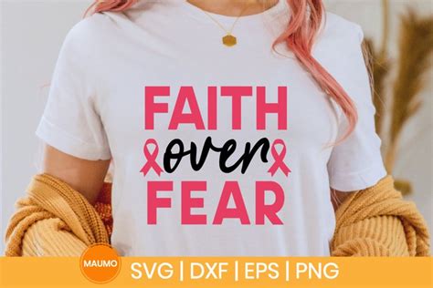 Faith over fear | Cancer svg quote