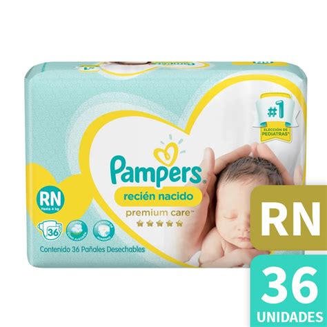 Pampers Premium Care RN Hasta 4Kg x36 Pañalera Sofia