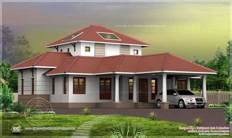 3 BHK Kerala courtyard single floor house - Kerala home design and ...