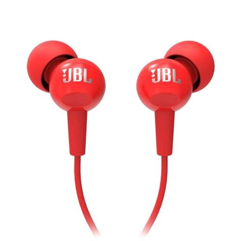 TUPI S A AURICULAR JBL C100SI 3 5MM RED 1M GTIA