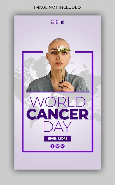 Premium Psd World Cancer Awareness Day Social Media Instagram Stories