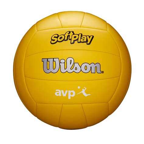 WILSON AVP Soft Play Volleyball - Official Size AVP Soft Play Yellow