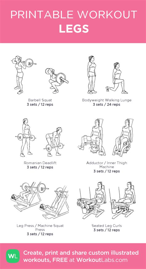 Legs · Free Workout By Workoutlabs Fit Artofit