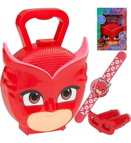 Kit Maleta Pj Masks Corujita Menino Gato Lagartixo Original Frete Gr Tis