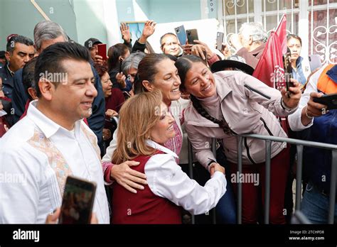 Claudia Sheinbaum Precandidata Presidencial En Tlaxcala 10 De