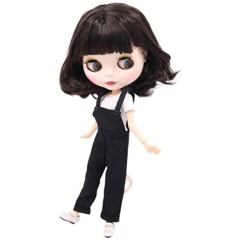 Gloria Premium Custom Neo Blythe Doll With Brown Hair White Skin