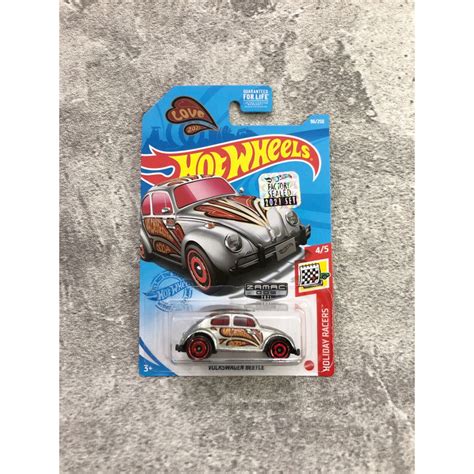 Jual Hot Wheels Volkswagen Beetle Zamac Factory Sealed FS Holiday Racers 2021 Shopee Indonesia