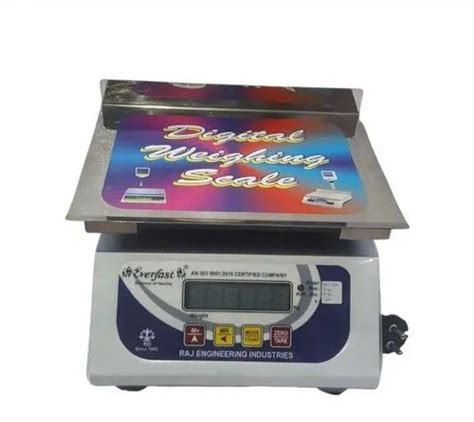 Everfast Evt Ms Mini Lplate 30 Kg Weighing Scale White At Rs 3550