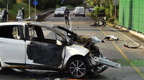 Reggio Emilia Emanuele Iori Muore Nello Scontro Auto Scooter